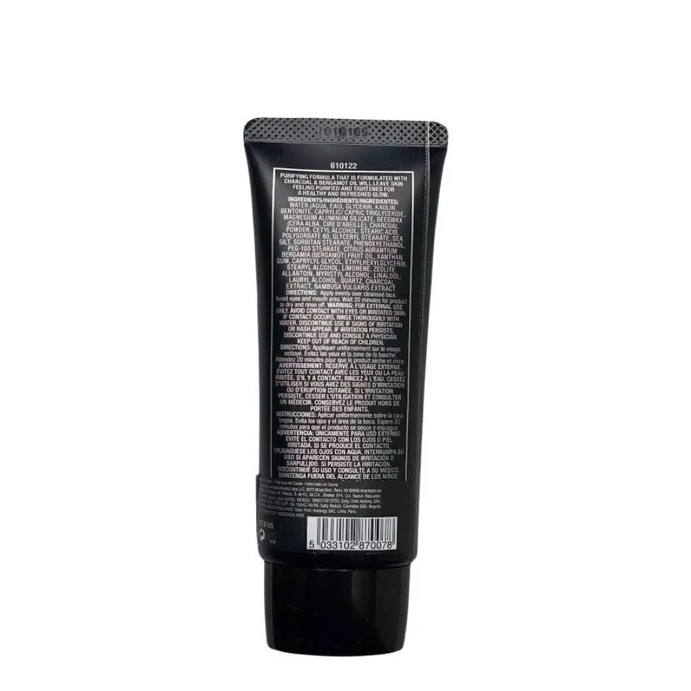 Barburys by Sibel Men's Clay Mask Black Charcoal & Bergamont Oil‎ 2.5 oz New